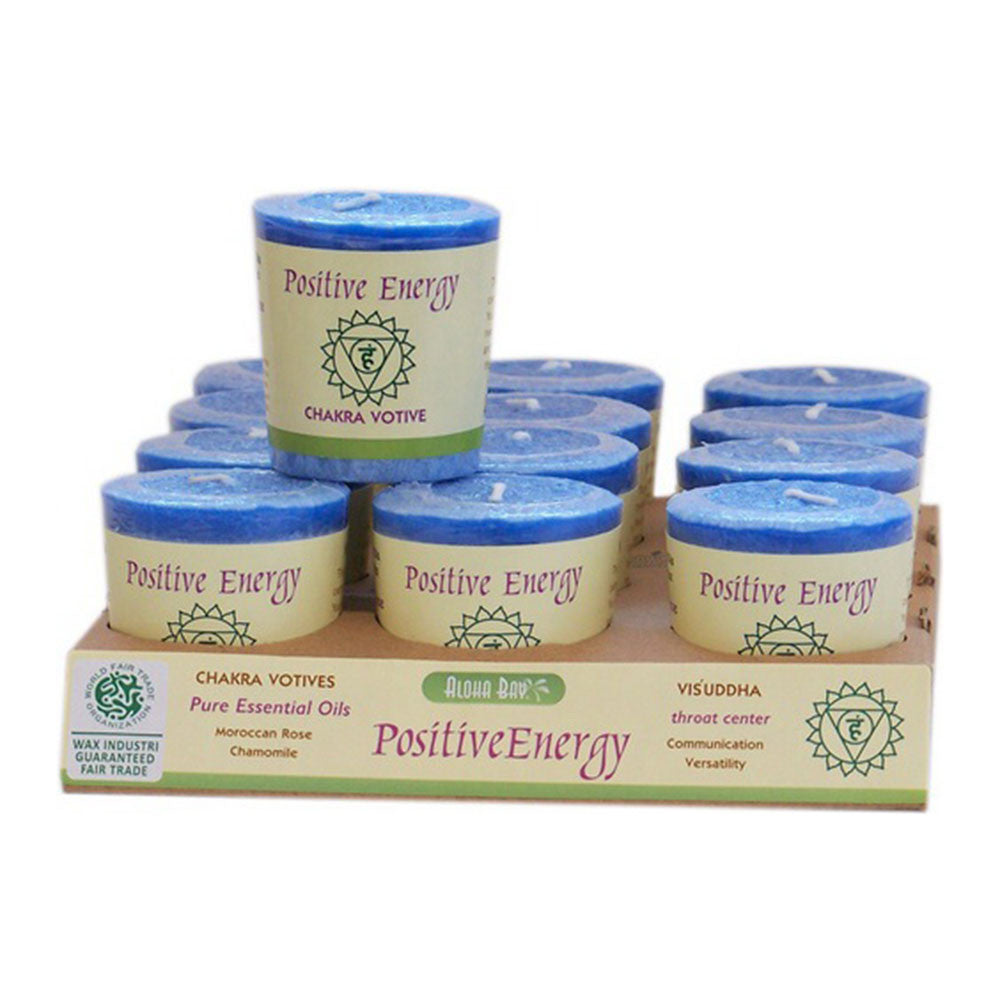 Aloha Bay Chakra Votive Positive Energy Candle, 2 Oz, 12 Ea